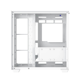 Кутия за компютър Xigmatek AQUA V ARCTIC - 7 ARGB Fans, White