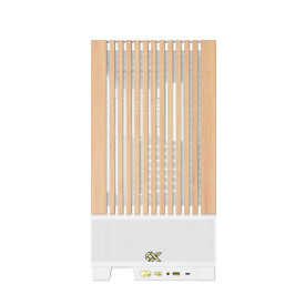Кутия за компютър Xigmatek Case EATX - Endorphin WD Arctic, Addressable RGB, Wood
