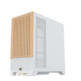 Кутия за компютър Xigmatek Case EATX - Endorphin WD Arctic, Addressable RGB, Wood