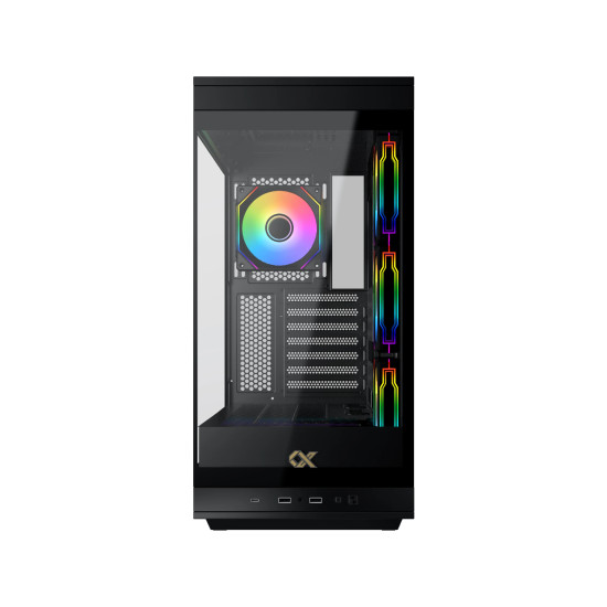 Кутия за компютър Xigmatek Case EATX - Meta - 4 x 120 mm ARGB fans