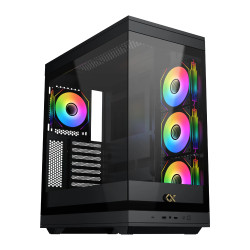 Кутия за компютър Xigmatek Case EATX - Meta - 4 x 120 mm ARGB fans