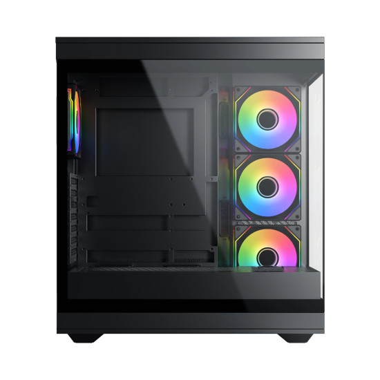 Кутия за компютър Xigmatek Case EATX - Meta - 4 x 120 mm ARGB fans