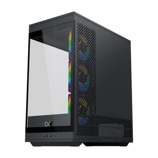Кутия за компютър Xigmatek Case EATX - Meta - 4 x 120 mm ARGB fans
