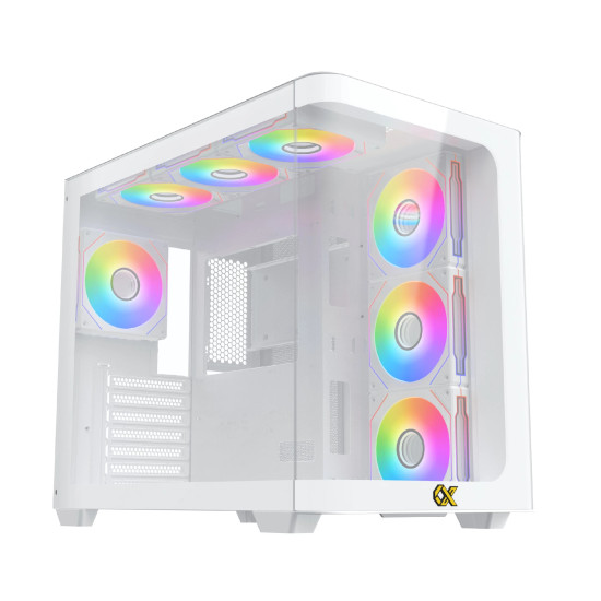 Кутия за компютър Xigmatek Case EATX - Pano Arctic - 7 ARGB Fans