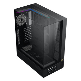 Кутия за компютър Xigmatek Case EATX - Vision Pro - 8 ARGB Fans, LCD Display Panel, Smart Fan Control