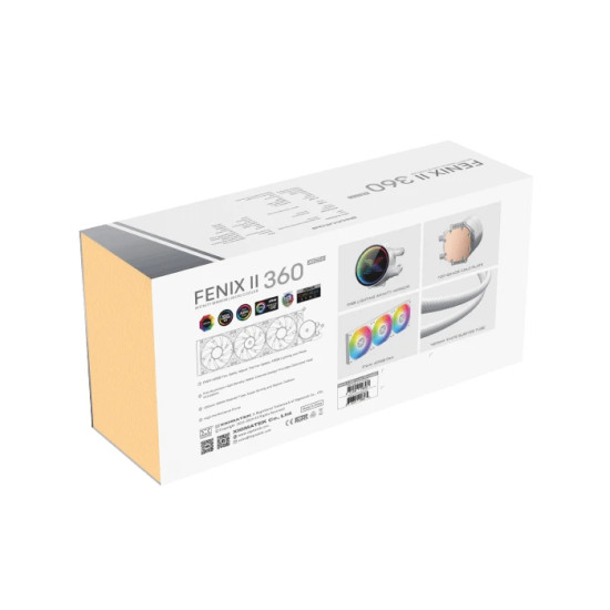 Водно охлаждане Xigmatek Water Cooling FENIX II 360 Arctic - Addressable RGB