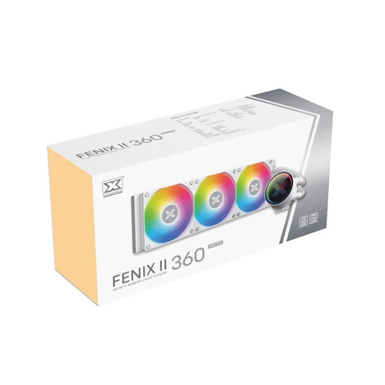 Водно охлаждане Xigmatek Water Cooling FENIX II 360 Arctic - Addressable RGB