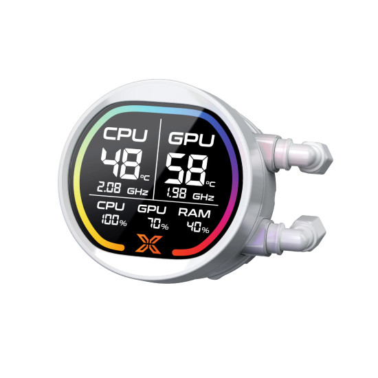 Водно охлаждане Xigmatek Water Cooling LK Pro 360 Digital Arctic - 2.7 inch Digital LCD Display