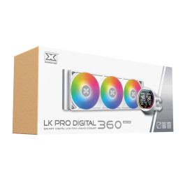 Водно охлаждане Xigmatek Water Cooling LK Pro 360 Digital Arctic - 2.7 inch Digital LCD Display
