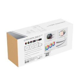 Водно охлаждане Xigmatek Water Cooling LK Pro 360 Digital Arctic - 2.7 inch Digital LCD Display