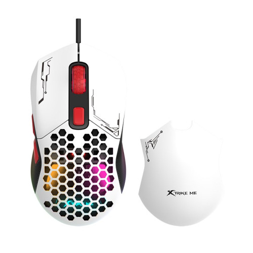 Мишка Xtrike ME Gaming Mouse GM-316W - 7200dpi, Detachable covers, White