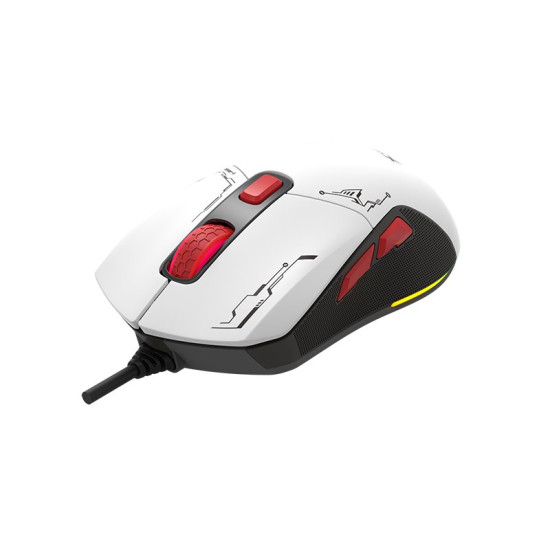 Мишка Xtrike ME Gaming Mouse GM-316W - 7200dpi, Detachable covers, White