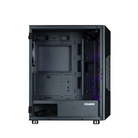 Кутия за компютър Zalman Case ATX - i3 NEO ARGB - Mesh, aRGB, Tempered Glass, Black