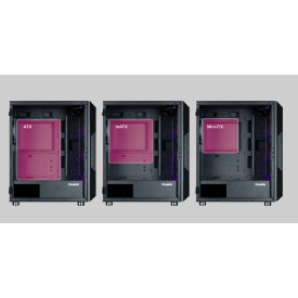 Кутия за компютър Zalman Case ATX - i3 NEO ARGB - Mesh, aRGB, Tempered Glass, Black
