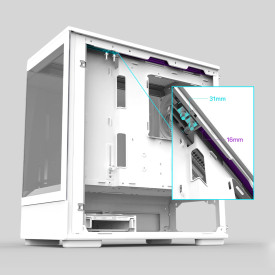 Кутия за компютър Zalman Case mATX - P10 White