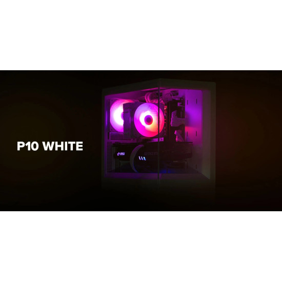 Кутия за компютър Zalman Case mATX - P10 White