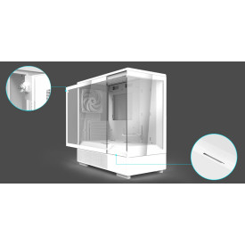 Кутия за компютър Zalman Case mATX - P10 White