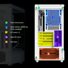 Кутия за компютър Zalman Case mATX - P10 White