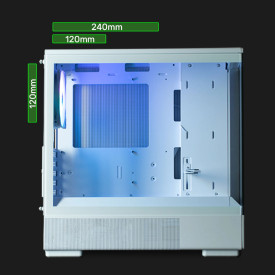 Кутия за компютър Zalman Case mATX - P10 White