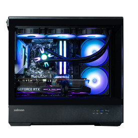 Кутия за компютър Zalman Case mATX - P30 Black - aRGB, Tempered Glass