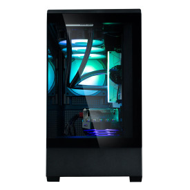 Кутия за компютър Zalman Case mATX - P30 Black - aRGB, Tempered Glass