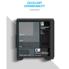 Кутия за компютър Zalman Case ATX - ZM-S2