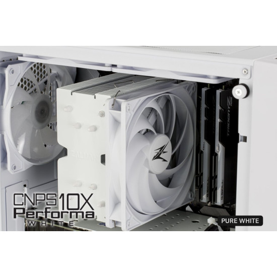 Охладител за процесор Zalman CPU Cooler CNPS10X PERFORMA WHITE