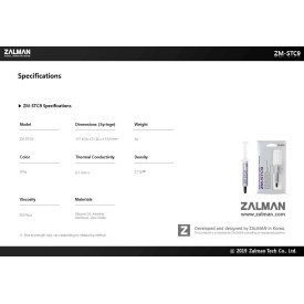 Термопаста Zalman 9.1W/mK 4g - ZM-STC9