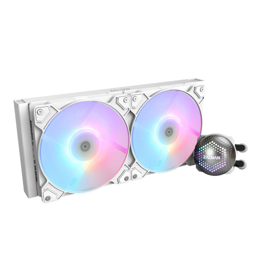 Водно охлаждане Zalman Water Cooling ALPHA 28 WHITE - Addressable RGB - LGA1700/AM5