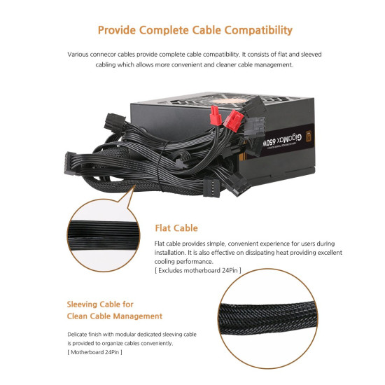 Захранване Zalman PSU GigaMax 650W Bronze ZM650-GVII