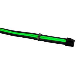 Комплект модинг кабели 1stPlayer Custom Modding Cable Kit Black/Green - ATX24P, EPS, PCI-e - BGE-001