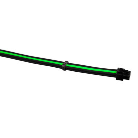 Комплект модинг кабели 1stPlayer Custom Modding Cable Kit Black/Green - ATX24P, EPS, PCI-e - BGE-001