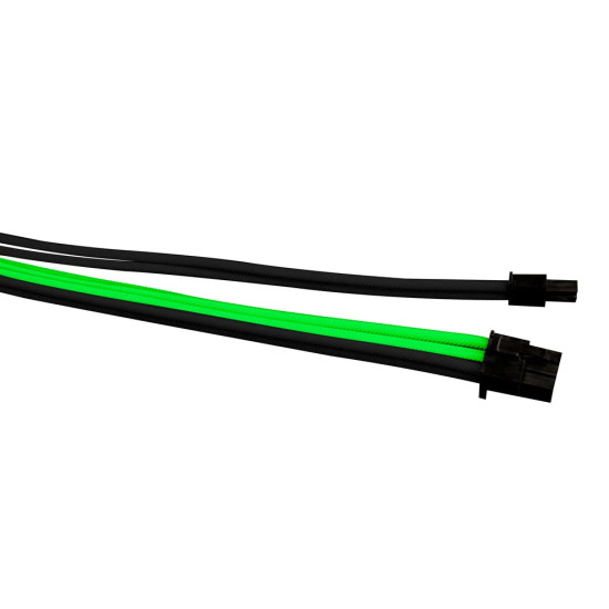 Комплект модинг кабели 1stPlayer Custom Modding Cable Kit Black/Green - ATX24P, EPS, PCI-e - BGE-001