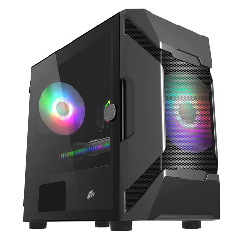 Кутия за компютър 1stPlayer Gaming Case mATX - D3 RGB Black