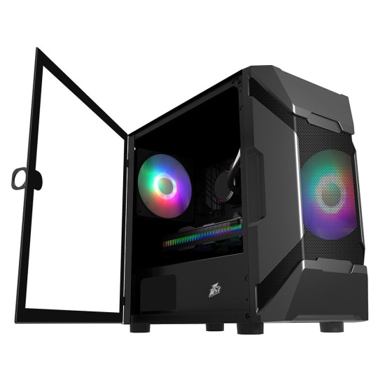 Кутия за компютър 1stPlayer Gaming Case mATX - D3 RGB Black
