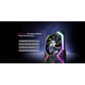 Кутия за компютър 1stPlayer Case ATX - PB8 Black - 3 x 120 mm A-RGB fans included, USB-C