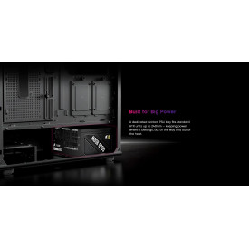 Кутия за компютър 1stPlayer Case ATX - PB8 Black - 3 x 120 mm A-RGB fans included, USB-C