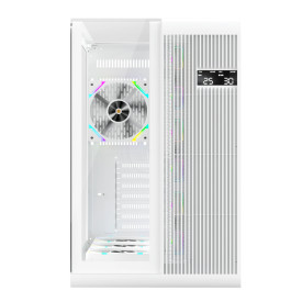 Кутия за компютър 1stPlayer Case ATX - RT7 White - LED display