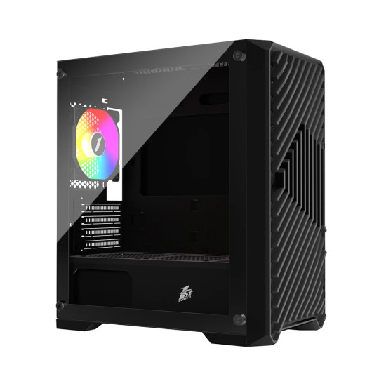 Кутия за компютър 1stPlayer Case mATX - TRILOBITE T5 Black