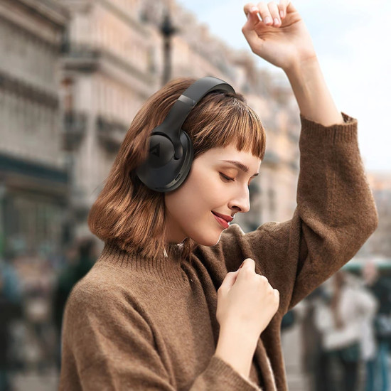 Безжични слушалки Acefast Active Noise Canceling Wireless Headphones - H4 Beige
