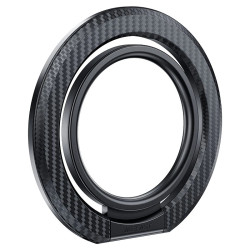 Магнитен ринг за телефон Acefast Mobile phone Magnetic ring holder - Aluminum - P1 Black