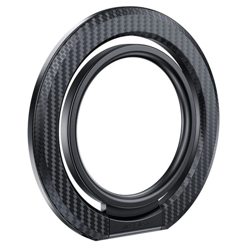 Магнитен ринг за телефон Acefast Mobile phone Magnetic ring holder - Aluminum - P1 Black