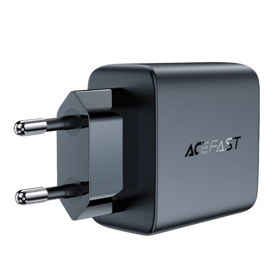 Зарядно Acefast Charger Wall GaN PD35W - A49 - USB-C x 2, Black