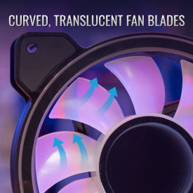 Комплект вентилатори AeroCool Fan Pack 3-in-1 3x120mm - Mirage 12 Pro - Addressable RGB with Hub, Remote - ACF3-MR10227.11