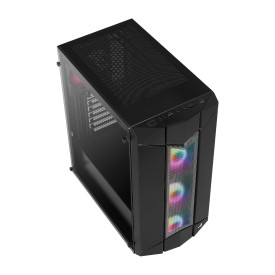 Кутия за компютър AeroCool Case ATX - Sentinel BG - 4 Fans, A-RGB, Tempered Glass - ACCM-PB16043.11