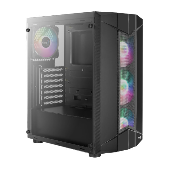 Кутия за компютър AeroCool Case ATX - Sentinel BG - 4 Fans, A-RGB, Tempered Glass - ACCM-PB16043.11