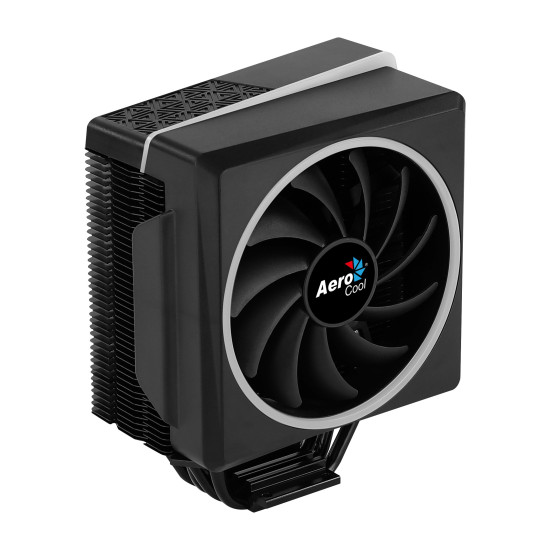 Охладител за процесор AeroCool CPU Cooler - Cylon 4 BLACK aRGB PWM - ACTC-CL30410.01