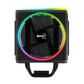 Охладител за процесор AeroCool CPU Cooler - Cylon 4 BLACK aRGB PWM - ACTC-CL30410.01