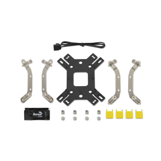 Охладител за процесор AeroCool CPU Cooler - Cylon 4 BLACK aRGB PWM - ACTC-CL30410.01