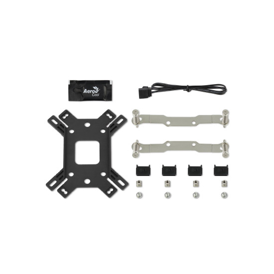 Охладител за процесор AeroCool CPU Cooler - Cylon 4 BLACK aRGB PWM - ACTC-CL30410.01